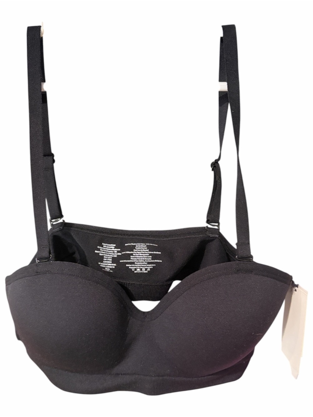 Maidenform Black Strapless Convertible Bra with Removable Straps